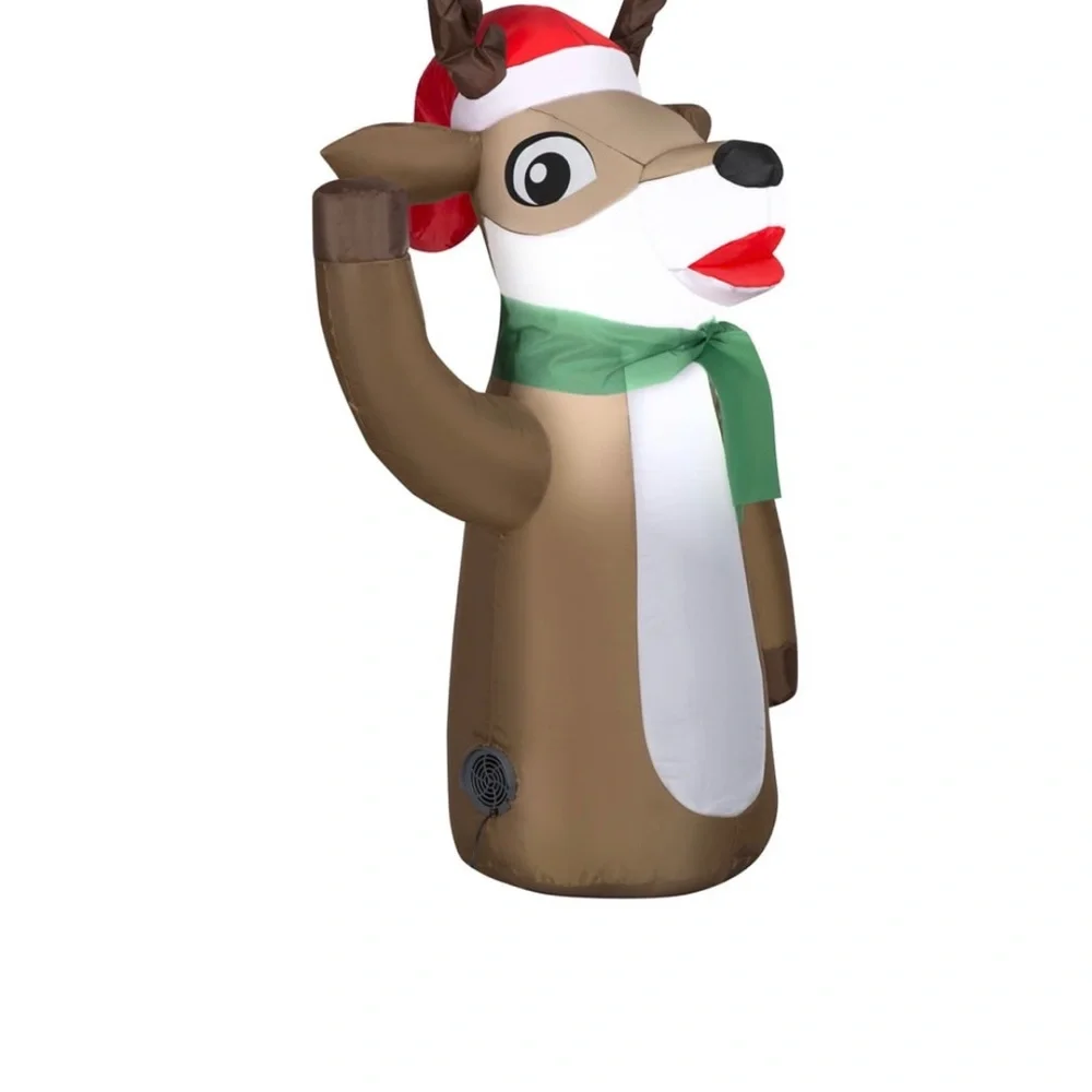 3 pk Inflatable Reindeer, Elf, and Snowman Car Buddies - Picture 1 of 12